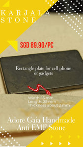 Anti-EMF Karjala Stone (Radiation Protection from Electronic gadgets using Nature's Tech)